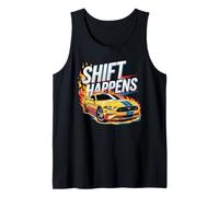 Shift Happens Muscle car Tank Top