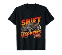 Shift Happens - Stick Shift Humor Three Pedals T-Shirt