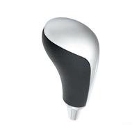 Shift Knob, 1 Pack Gear Shift Lever Car Gear Handle Smooth Shifting Ergonomic Grip ABS Black-Silver Fit for CROWN 2005-2017