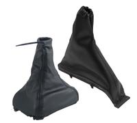 Shift Knob Base 5 Speed Chrome Black Gear Shift Knob Handbrake Grips Gaiter Boot Cover Case Replacement for Opel Astra F 1991-1997 Replacement(Gear Knob A)(Gear Shift Handbrake)