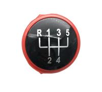 Shift Knob Base Gear Shift Knob Cap Replacement for VW Golf 3 GTI R32 for Jetta MK3 MK4 for Bora Lupo 6X1 Polo Replacement(Black Silver 5 Speed)(Red 5 Speed)