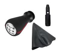 Shift Knob Base Gear Shift Knob Gaiter Boot Cover Replacement for Citroen C1 C3 C4 for Peugeot 106 107 205-207 306-308 405-407 508 Replacement(Gold)(Gray)