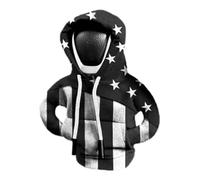 Shift Knob Protector - Fabric Gear Shift Cover 18x15cm, Adjustable Hooded Sleeve | Patriotic American Flag Design Car Interior Accessory For Picku Trucks