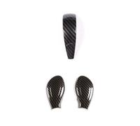 Shift Lever Car Gear Shift Knob Head Cover Trim Sticker ABS Carbon Fiber Texture Interior Accessories for Land for Rover for Freelander 2 LR2 0715(3 PCS-01)