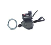 Shift Lever, Compatible with SHIMANO, Tiagra SL 4700 2s 10s | Left or right lever, black, alloy, 2 front speeds, 10 rear speeds, Optical Gear Display