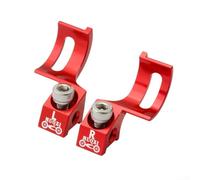 Shift Mount Ispec Shifter Compatible with and for SRAM Matchmaker Brake Level, CNC Machined Aluminum Alloy for Reliable Bike Shifting, Pair (red )