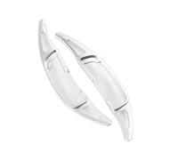 Shift Paddle Compatible With Clio 2019-2024 For Captur 2020-2024 For Arkana 2021-2024 Car Steering Wheel Shift Paddle Extension Cover Accessories(Silver)