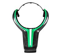 Shift Paddle Extension Carbon Fiber Steering Wheel Trim Cover For B&MW M2 F87 M3 F80 M4 F82 M5 F10 M6 F06(Carbon Green)