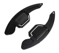 Shift Paddle Extension Compatible With A7 For A8 2011 2012 2013 2014 2015 2016 2017 Car Steering Wheel Shift Paddle Extension Decoration Fitment(Black)