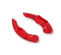 Shift Paddle Extension Compatible With Lincoln For Continental For Mkx 2015 2016 2017 2018; Car Steering Wheel Shift Paddles Extended Trim Paddle Shifters(Red)