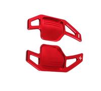 shift paddle extensions Compatible With TT MK2 8J A5 S5 A4 B8 2005 2006 2007 2008 2009 2010 2011 Car Steering Wheel Shift Paddle Extension Stickers(Red)