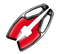 shift paddles Compatible With Lexus For IS 2016-2021 For NX 2014-2020 Forged Carbon Fiber Extension Shift Cover Car Steering Wheel Paddle Shifter Extension