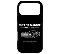 Shift The Paradigm Neo-Classic Car Line Art Aesthetic Case for iPhone 17 Pro Max