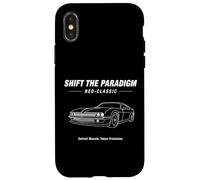 Shift The Paradigm Neo-Classic Car Line Art Aesthetic Case for iPhone X/XS
