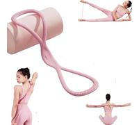 Shiftalter Resistance Bands, Figure 8 Resistance Band, Resistance Bands with Handles, Fitness Band for Workout Home Gym Stretching Pilates (Pink-15LB)