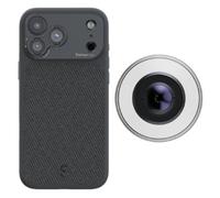 ShiftCam Camera Case S.Mount - iPhone 17 Pro (Dark Grey) + LensUltra 10x Macro Smartphone Lens