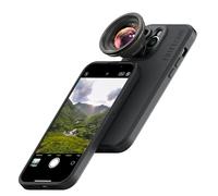 ShiftCam LensUltra 16mm Wide Angle Phone Camera Lens - 0.5X Magnification, 100° Field of View - Wide Angle Lens for iPhone & Android, Mobile Phone Photography and Travel Shots - Lens Only