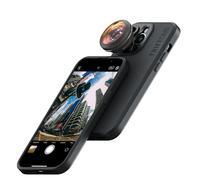 ShiftCam LensUltra 200° Fisheye Phone Camera Lens - 0.2X Magnification, 200° Ultra-Wide Angle - Fisheye Lens for iPhone & Android, Immersive Group Selfies and Creative Photos - Lens Only