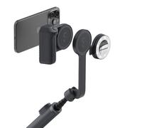ShiftCam Travel and Creator Kit - MagSafe-Compatible Mobile Creator Bundle for iPhone and Android, Compact Phone Grip, Adjustable LED Light, Extendable Bluetooth Tripod for Vlogging