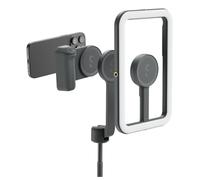 ShiftCam Travel and Creator Kit - MagSafe-Compatible Mobile Creator Bundle for iPhone and Android, Compact Phone Grip, Adjustable LED Light, Extendable Bluetooth Tripod for Vlogging