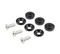 Shifter Cable Bushing Compatible With Civic 2006-2011 Shifter Base Bushings Shift Selector Cable Assembly End Rod Kit Manual Transmission Lever(Black)