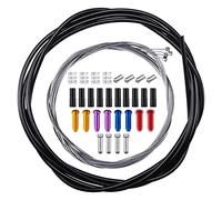 Shifter Cable Set, 4 PCS Bike Cable Shifter Cable, 1 Set Bicycle Change Cable Kit, Including 30 PCS Complete Inner Replacement, for Mountain Bike, Road Bike, Folding Bike