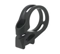 Shifter Clamp 22.2mm Aluminum Alloy Split Collar, Matte Black Handlebar Mount Replacement Part for Mountain Ride Repair, Single Unit Shifter Holder Bike Control Clamp Collar Cockpit Repair Fitting