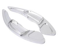 Shifter Extension Cover For Civic For Gen8 2009-2011 For City 2008 Car Styling Steering Wheel Paddle Shift Extend Extension Shifter Aluminum(Silver)