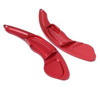 Shifter Extension Cover For Civic For Gen8 2009-2011 For City 2008 Car Styling Steering Wheel Paddle Shift Extend Extension Shifter Aluminum(Red)