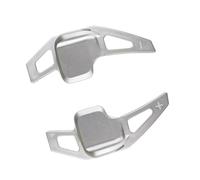 Shifter Extension Paddles Car Steering Wheel Paddle Shifter Extensions Paddle Shifters Compatible with X1 F48 I8 F48 2016-2018 X2 F39 2017-2018 X3 F25 2010-2016(Silver)