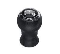 Shifter Lever Knob Chromed PU Leather 5 for Speed MT Car Gear Shift Knob for Toyota for Yaris Gearshift Shifter Lever Stick Pen Arm Head Ball