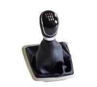 Shifter Lever Stick for Focus 2 MK2 FL C-MAX 2006-2011 Car 5/6 Speed Gear Shift Knob Lever Gaiter Boot Leather Cover(Blakc-6Speed-Big)
