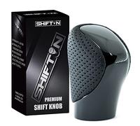 SHIFTIN Gear Shift Knob Shifter for Lexus ES GS GX is NX RC RX 200t 300 350 3450h 450hL 350L (Black Leather/Piano Black)
