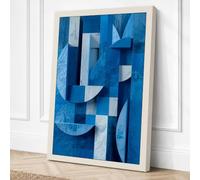 Shifting Planes Minimalist Canvas Wall Art Print 18x12 Inch (46 x 30 cm)
