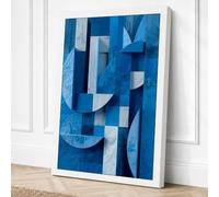 Shifting Planes Minimalist Canvas Wall Art Print 30x20 Inch (76 x 51 cm)