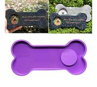 ShiftX4 Memorial Pet Bone Tombstone Epoxy Resin Mold,Dog Keepsake Gravestone Silicone Mould DIY Crafts Decorations Ornaments Casting Tools