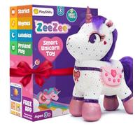 Shifu PlayShifu Smart Talking Plush Toy for Kids - ZeeZee Unicorn Doll | Interactive Singing & Storytelling Soft Toy | Bluetooth Play | Gift for Girls & Boys Ages 3-6 | Unicorn Gifts