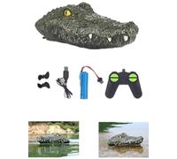 SHIFuXX Remote Control Crocodile Head,2.4 Ghz Remote Control Alligator Head,remote Control Alligator Head For Waterfor Adults And Kids,Fake Alligator Head for Pond