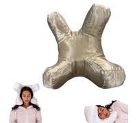 SHIFuXX Side sleeper pillow，face pillow，face pillow for wrinkles，flawless face pillow，sleep and glow pillow，anti aging pillow， for Maintaining Facial Wrinkles and Sleep Lines(Gold)