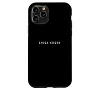 Shiga Kogen Souvenirs/Ski Resort Skiers Minimalist Design Case for iPhone 11 Pro