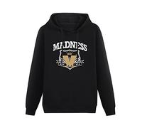 SHIGE Madness Est. 1979 Men's Long Sleeve Hooded Sweatshirt Black M
