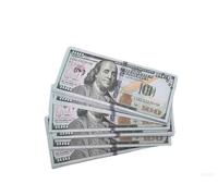 ShigKeu 100 PCS $100 Prop Money Fake Money Stacks Educational Toys for Kinds Look Set The Dollar 100 Dollar Bills for Advertising For Birthday Party,Education,Play Board