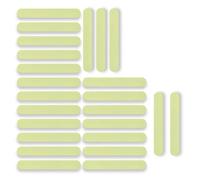 ShigKeu 24Pcs Glow in Dark Anti Slip Tape, Self-adhesive Step Grip Tape for Staircases, Bath Floor, Bathtub, Kitchen, Swimming Pools