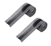 ShigKeu 2Pcs Hemming Tape for Trousers, 10M Wonder Web, for Curtains Sewing Pants Dress Jeans Trousers Skirts Clothes (Black)