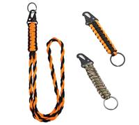 ShigKeu 3 Pcs Heavy Duty Umbrella Rope Lanyard Braided for Paracord Lanyards Nylon Rope Lanyards for Holder Keys Phone