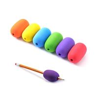 ShigKeu 6 Pack Pen Grips for Kids Soft Foam Sponge ergonomic Pencil GripEgg Pen Holder Handwriting Grips