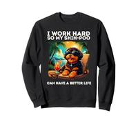 Shih Poo Lover Design Funny Shih Poo Dog Sweatshirt