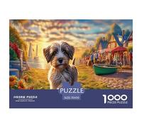 Shih Tzu 1000 Piece Adult Jigsaws: Happy Pup in A Sunlit Field Educational Games Suitable for Decompression 70x50cm/1000pcs