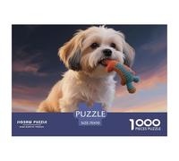 Shih Tzu 1000 Piece Adults Puzzle Kids Age Games Gifts Birthday Animal Unique Gifts Decompression 70x50cm/1000pcs