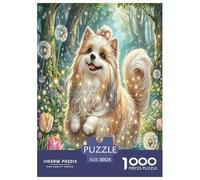 Shih Tzu 1000 Piece Jigsaw Puzzle For Adults Family Challenge Toys Stress Relief Puzzle Exercise The Memory of The Brain For Adults Gifts 38x26cm/1000pcs